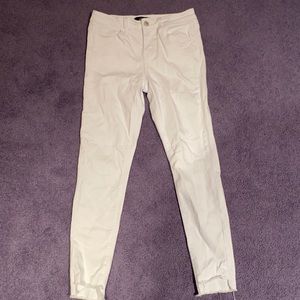 White skinny jeans! Worn Once!